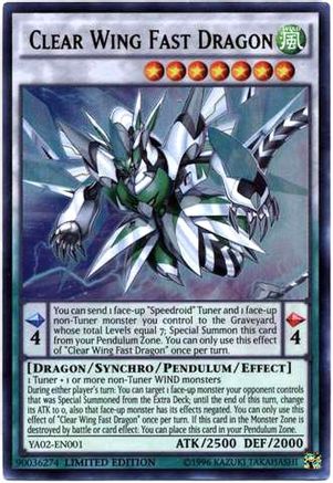 Clear Wing Fast Dragon [YA02-EN001] Ultra Rare - Trinity Hobby