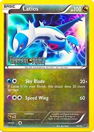 Latios (10/20) (Blister Exclusive) [Black & White: Dragon Vault] - Trinity Hobby