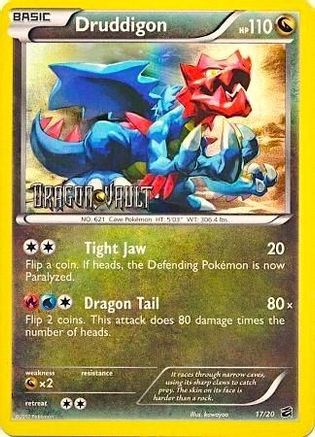 Druddigon (17/20) (Blister Exclusive) [Black & White: Dragon Vault] - Trinity Hobby