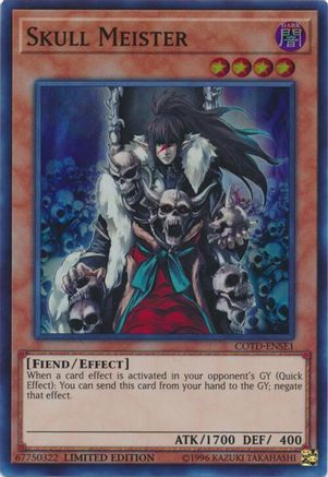 Skull Meister [COTD-ENSE1] Super Rare - Trinity Hobby