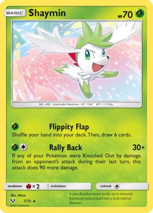 Shaymin (7/73) [Sun & Moon: Shining Legends] - Trinity Hobby