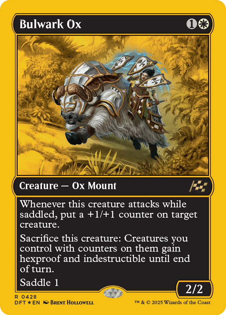 Bulwark Ox (First-Place Foil) [Aetherdrift] - Trinity Hobby