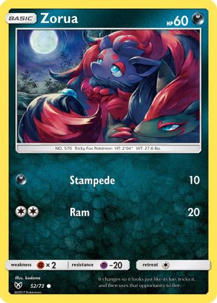Zorua (52/73) [Sun & Moon: Shining Legends] - Trinity Hobby