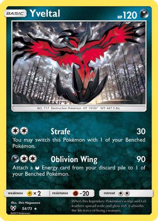 Yveltal (54/73) [Sun & Moon: Shining Legends] - Trinity Hobby