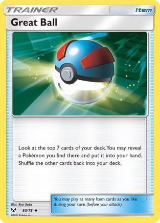 Great Ball (60/73) [Sun & Moon: Shining Legends] - Trinity Hobby