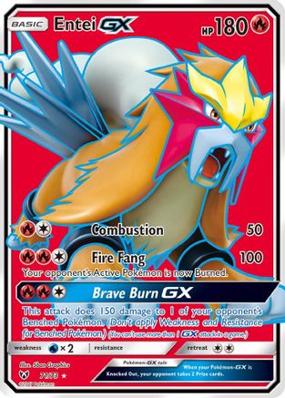Entei GX (71/73) [Sun & Moon: Shining Legends] - Trinity Hobby