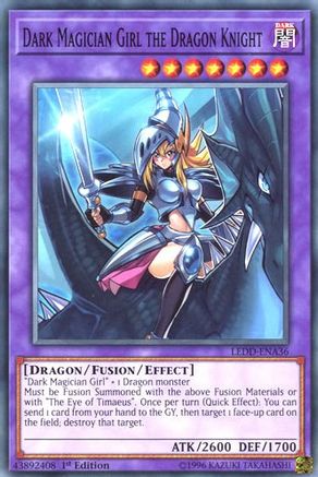 Dark Magician Girl the Dragon Knight [LEDD-ENA36] Common - Trinity Hobby