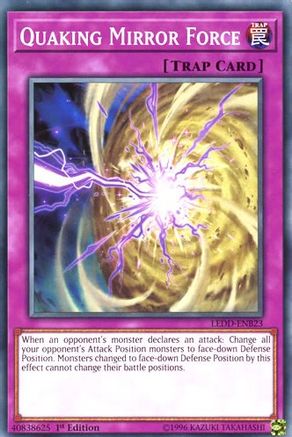 Quaking Mirror Force [LEDD-ENB23] Common - Trinity Hobby