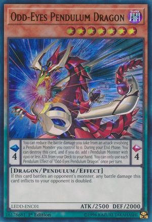 Dragon Pendule aux Yeux Impairs [LEDD-ENC01] Ultra Rare 