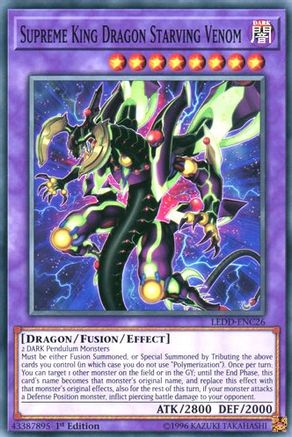 Supreme King Dragon Starving Venom [LEDD-ENC26] Common - Trinity Hobby