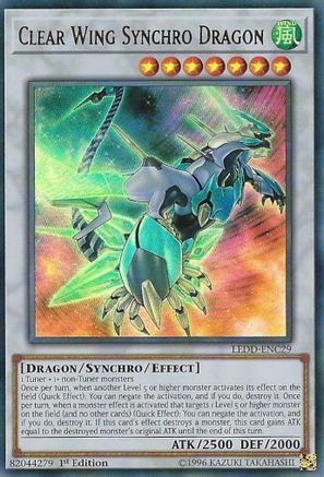Clear Wing Synchro Dragon [LEDD-ENC29] Ultra Rare - Trinity Hobby