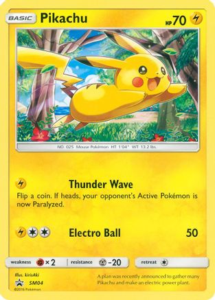 Pikachu (SM04) (Target Non Holo) [Sun & Moon: Black Star Promos] - Trinity Hobby