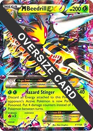 M Beedrill EX (XY158) (Jumbo Card) [XY: Black Star Promos] - Trinity Hobby