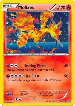 Moltres (14/99) (Blister Exclusive) [Black & White: Next Destinies] - Trinity Hobby