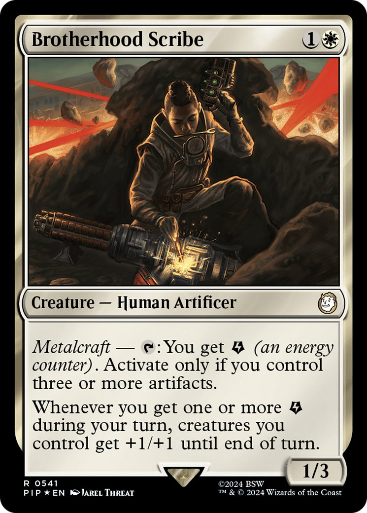 Brotherhood Scribe (Surge Foil) [Fallout] - Trinity Hobby
