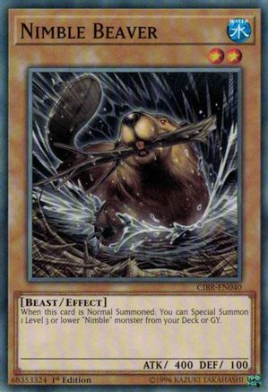 Nimble Beaver [CIBR-EN040] Short Print - Trinity Hobby