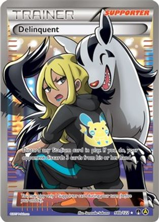 Delinquent (98b/122) (Full Art) (Alternate Art Promo) [XY: BREAKpoint] - Trinity Hobby