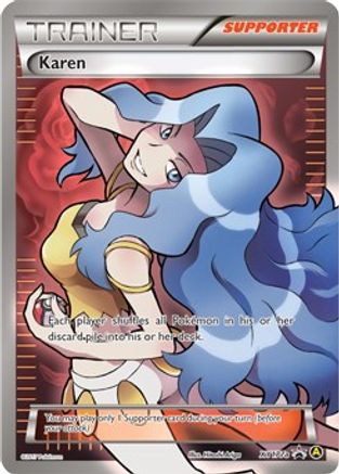 Karen (XY177a) [Alternate Art Promos] - Trinity Hobby