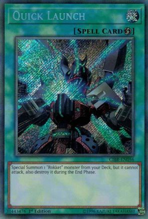 Quick Launch [CIBR-EN056] Secret Rare - Trinity Hobby