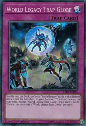 World Legacy Trap Globe [CIBR-EN074] Super Rare - Trinity Hobby