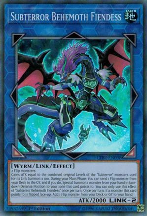 Subterror Behemoth Fiendess [CIBR-EN098] Super Rare - Trinity Hobby