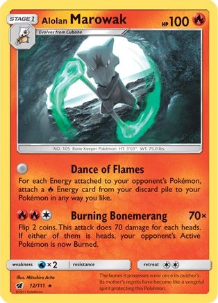 Alolan Marowak (12/111) [Sun & Moon: Crimson Invasion] - Trinity Hobby