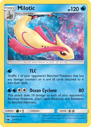 Milotic (27/111) [Sun & Moon: Crimson Invasion] - Trinity Hobby