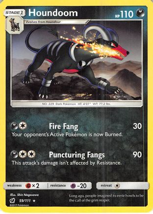 Houndoom (59/111) [Sun & Moon: Crimson Invasion] - Trinity Hobby