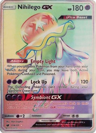 Nihilego GX (114/111) [Sun & Moon: Crimson Invasion] - Trinity Hobby