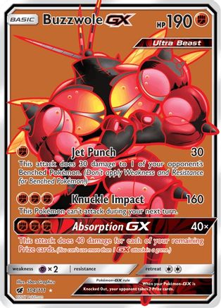 Buzzwole GX (104/111) [Sun & Moon: Crimson Invasion] - Trinity Hobby