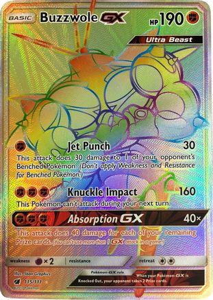 Buzzwole GX (115/111) [Sun & Moon: Crimson Invasion] - Trinity Hobby