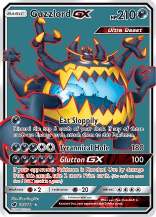 Guzzlord GX (105/111) [Sun & Moon: Crimson Invasion] - Trinity Hobby