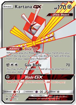 Kartana GX (106/111) [Sun & Moon: Crimson Invasion] - Trinity Hobby