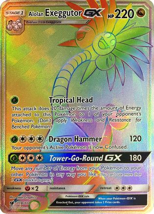 Alolan Exeggutor GX (118/111) [Sun & Moon: Crimson Invasion] - Trinity Hobby