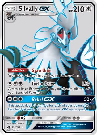 Silvally GX (108/111) [Sun & Moon: Crimson Invasion] - Trinity Hobby