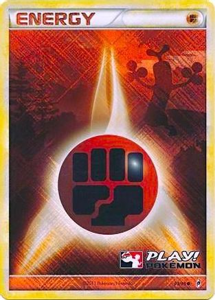 Fighting Energy (93/95) (Play Pokemon Promo) [HeartGold & SoulSilver: Call of Legends] - Trinity Hobby
