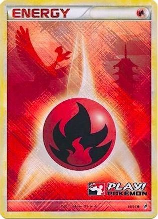 Fire Energy (89/95) (Play Pokemon Promo) [HeartGold & SoulSilver: Call of Legends] - Trinity Hobby
