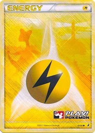 Lightning Energy (91/95) (Play Pokemon Promo) [HeartGold & SoulSilver: Call of Legends] - Trinity Hobby