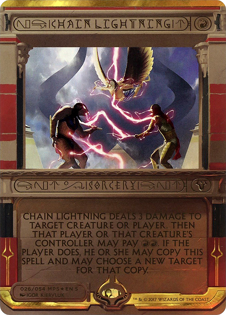 Chain Lightning (Invocation) [Amonkhet Invocations] - Trinity Hobby