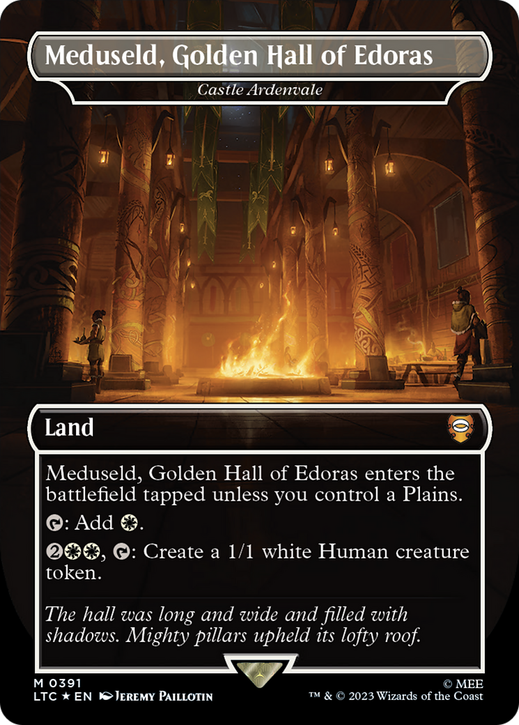 Meduseld, Golden Hall of Edoras - Castle Ardenvale (Surge Foil Realms and Relics) [The Lord of the Rings: Tales of Middle-Earth Commander] - Trinity Hobby