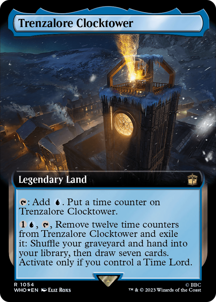 Trenzalore Clocktower (Extended Art) (Surge Foil) [Doctor Who] - Trinity Hobby