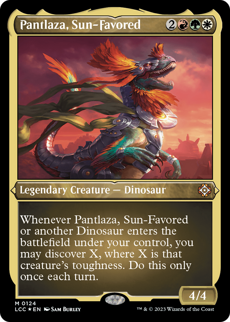 Pantlaza, Sun-Favored (LCC-124) - [The Lost Caverns of Ixalan Commander] Foil - Trinity Hobby