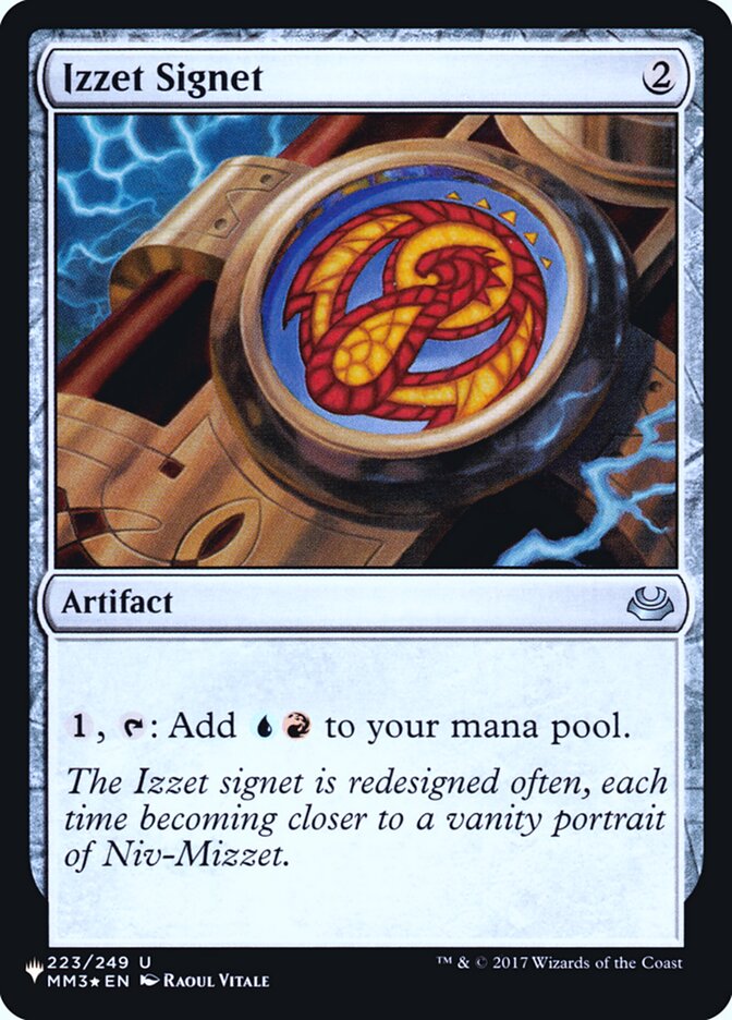 Izzet Signet [Secret Lair: Heads I Win, Tails You Lose] - Trinity Hobby