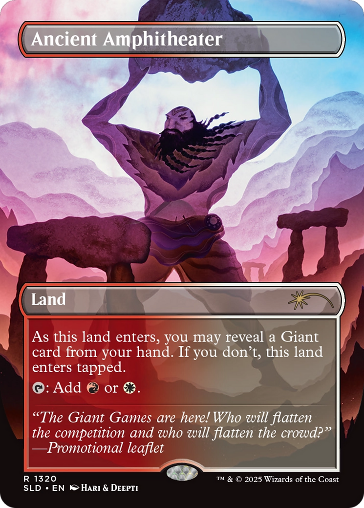 Ancient Amphitheater  [Foil]  (SLD-1320) - [Secret Lair Drop] (Borderless) - Trinity Hobby
