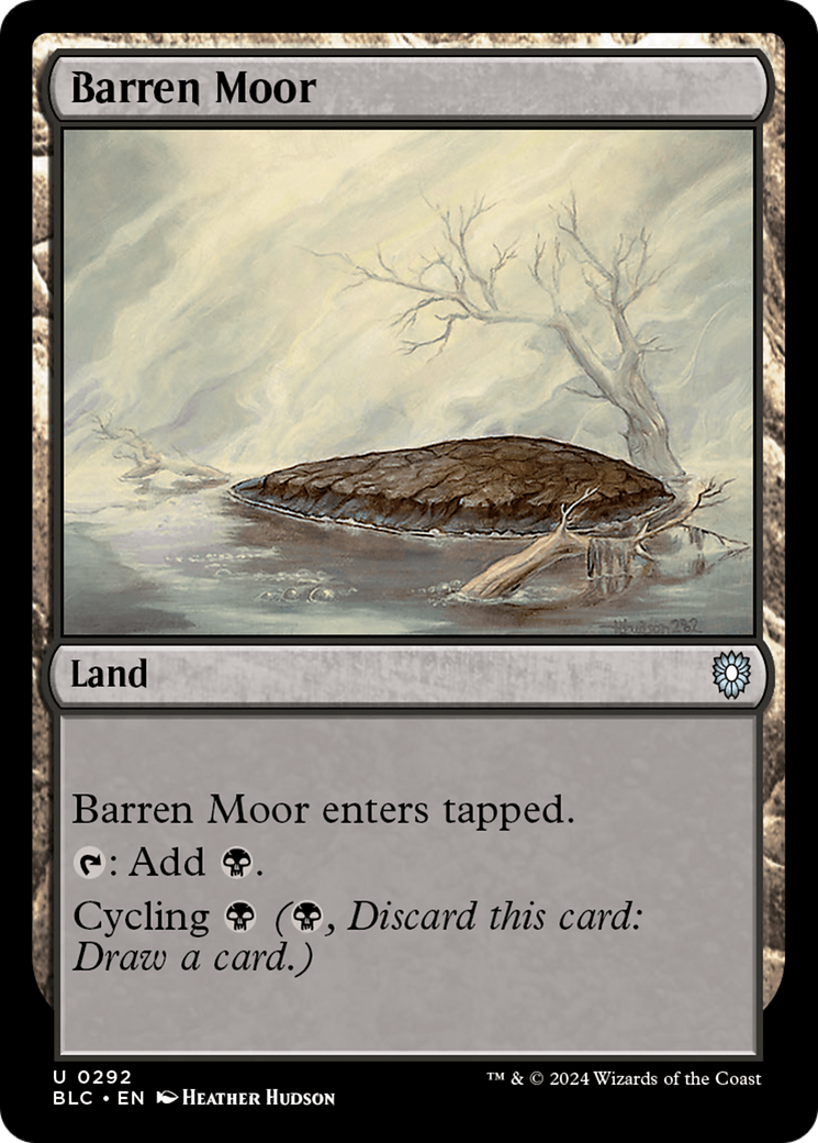 Barren Moor [Bloomburrow Commander] - Trinity Hobby