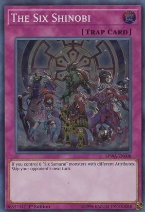 The Six Shinobi [SPWA-EN008] Super Rare - Trinity Hobby