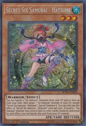 Secret Six Samurai - Hatsume [SPWA-EN003] Secret Rare - Trinity Hobby