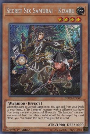 Secret Six Samurai - Kizaru [SPWA-EN005] Secret Rare - Trinity Hobby