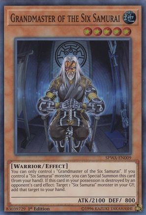 Grandmaster of the Six Samurai [SPWA-EN009] Super Rare - Trinity Hobby