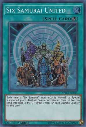Six Samurai United [SPWA-EN013] Super Rare - Trinity Hobby